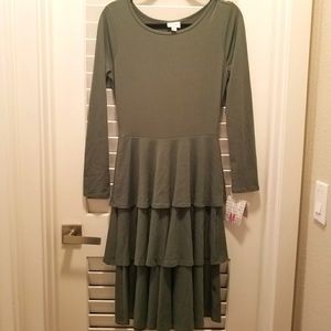 LLL_Stretchy Ruffle Tier "Georgia" Dress